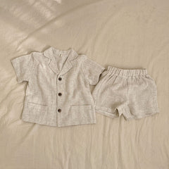 Summer Baby Clothes Set - Shirt & Shorts for Infants