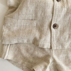 Summer Baby Clothes Set - Shirt & Shorts for Infants